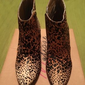 Matisse Nugent Wedge Bootie in Leopard